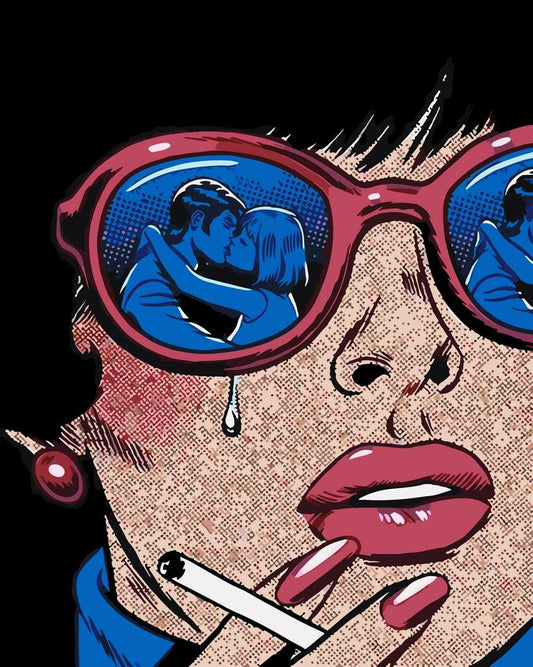 PAINT BY NUMBERS | POP ART COMIC