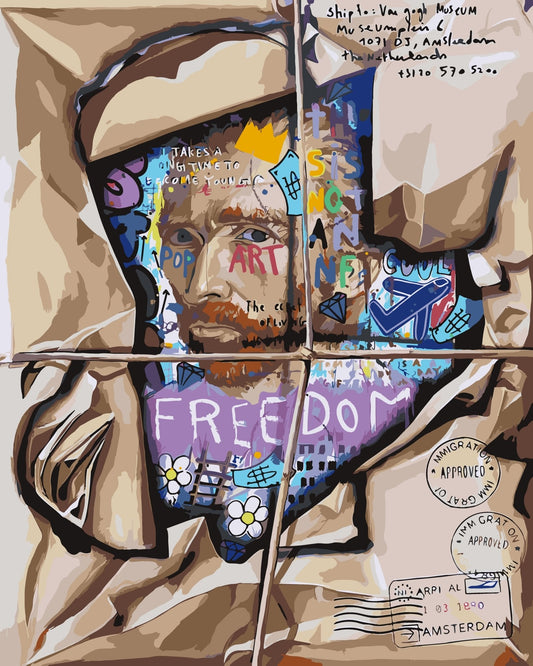 PAINT BY NUMBERS | POP ART VAN GOGH