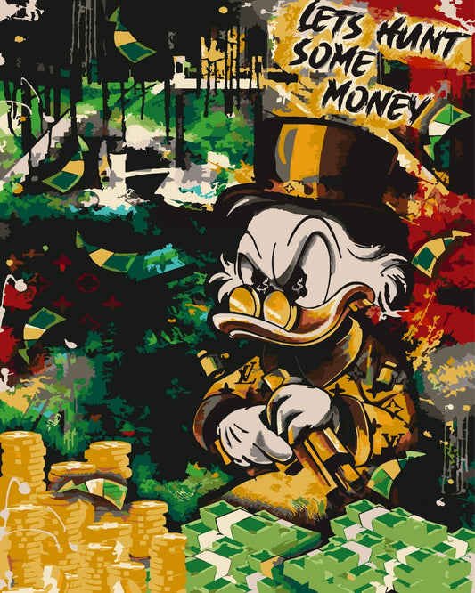 PAINT BY NUMBERS | POP ART MONEY HUNTER
