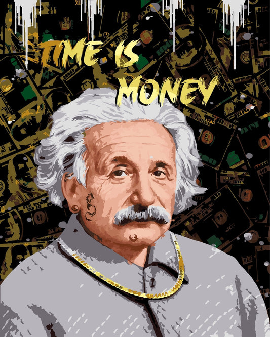 PAINT BY NUMBERS | POP ART EINSTEIN