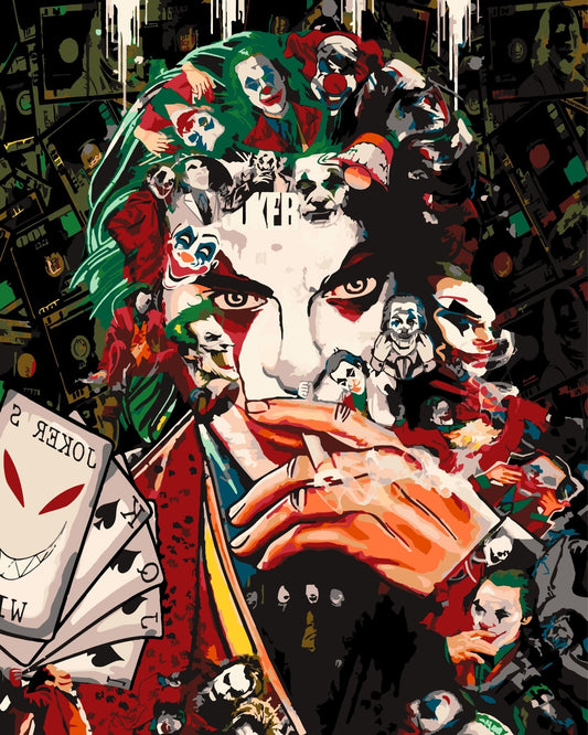 PAINT BY NUMBERS | POP ART JOKER