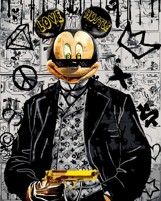 PAINT BY NUMBERS | POP ART PANTHER