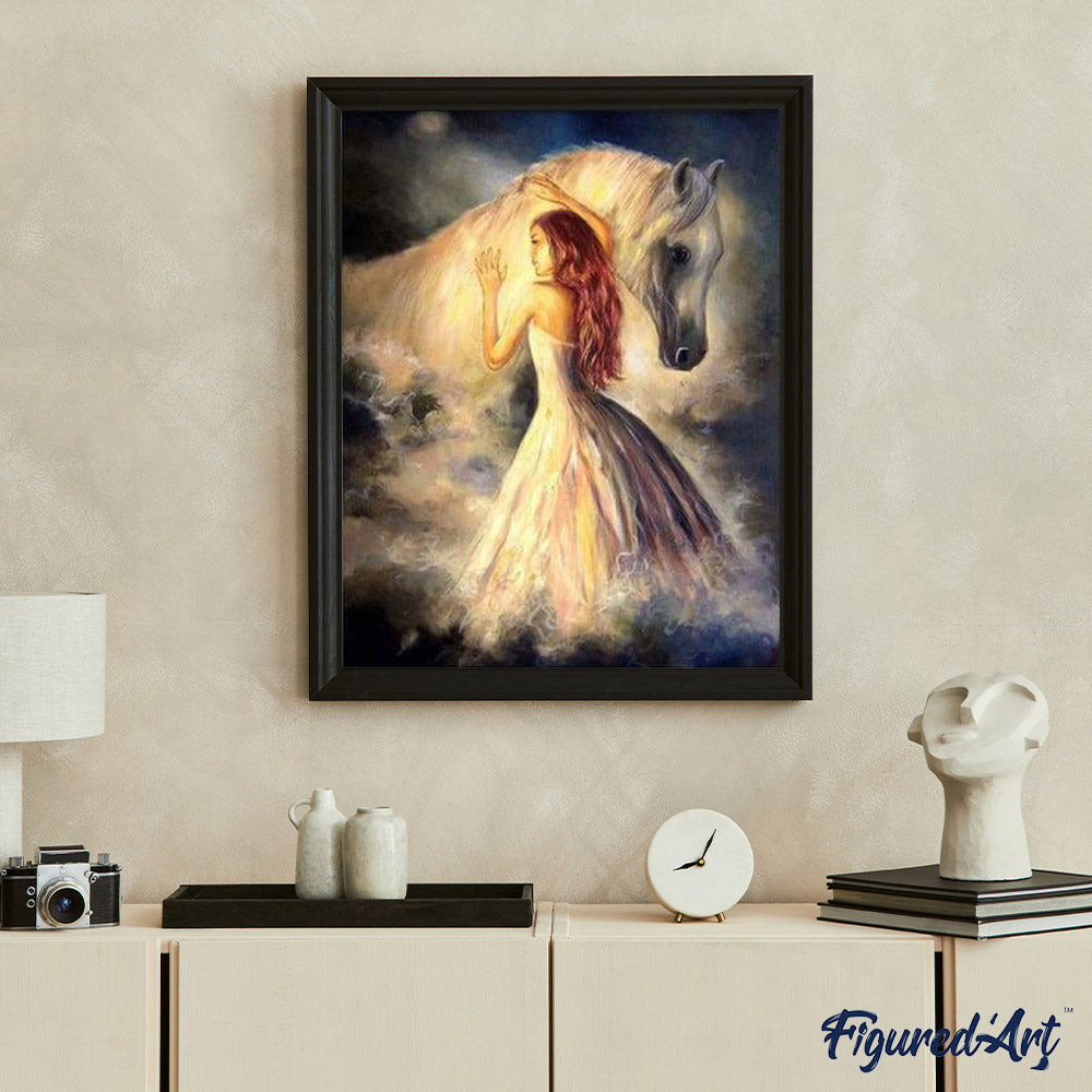 Girl And Horse