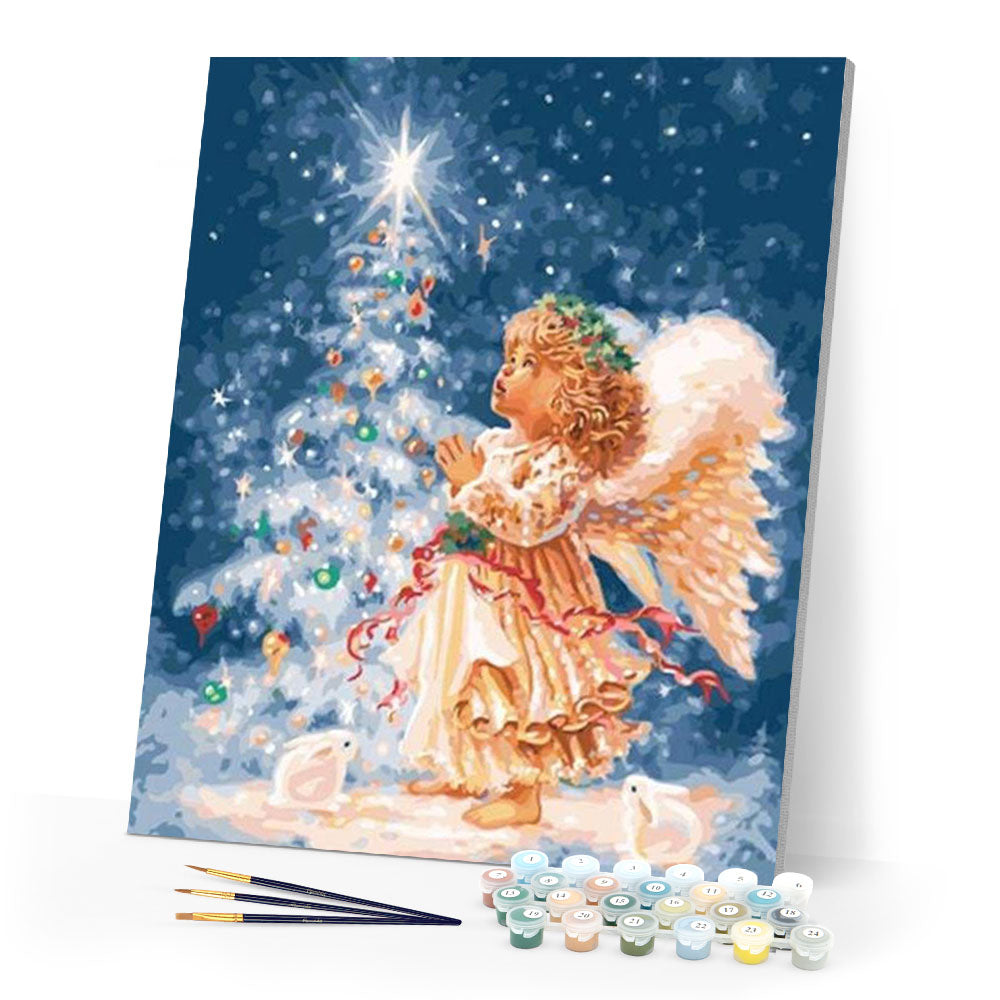 Angel during Christmas