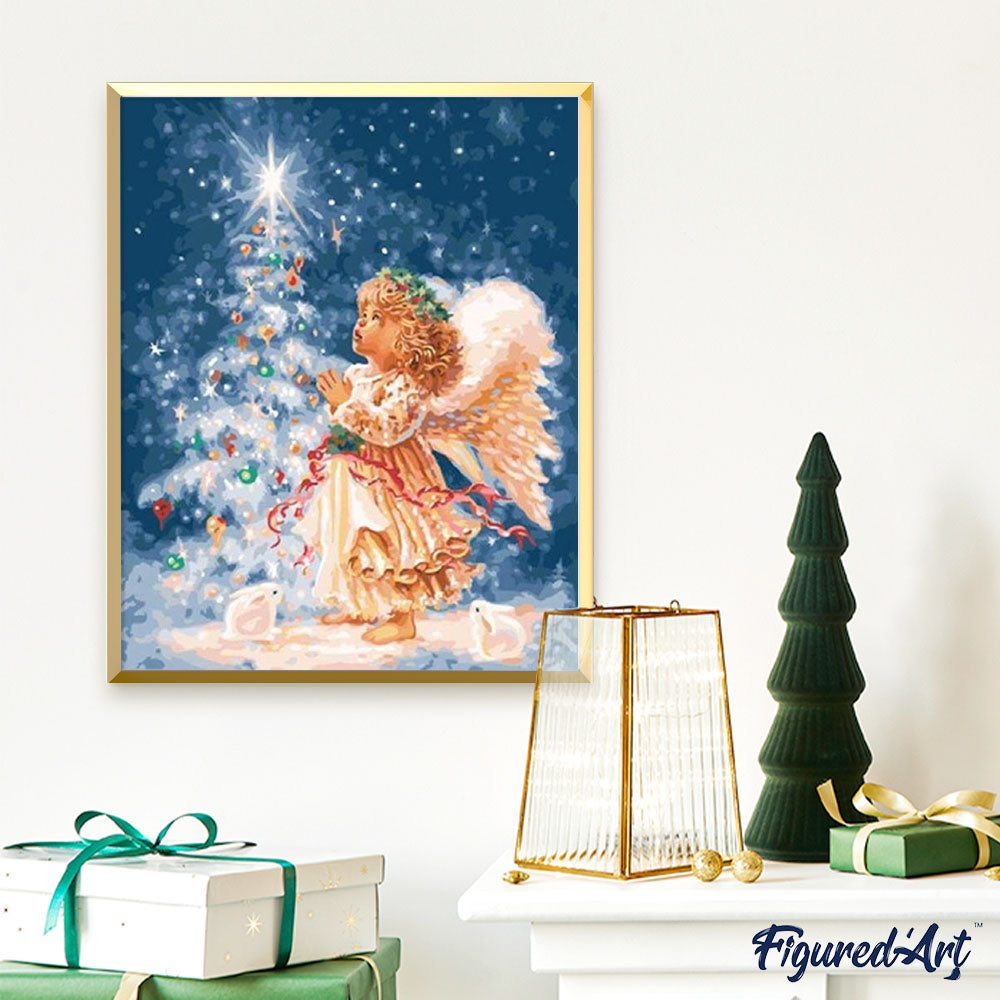 Angel during Christmas