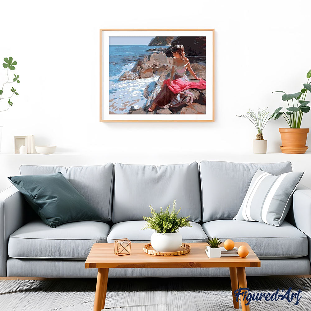 Woman on the Seaside