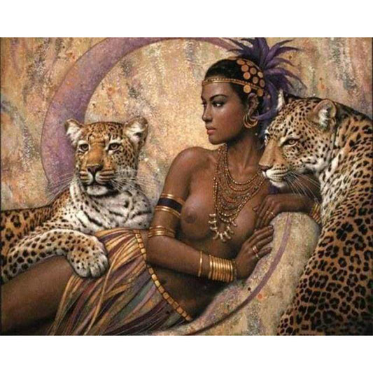 Goddess and Leopards