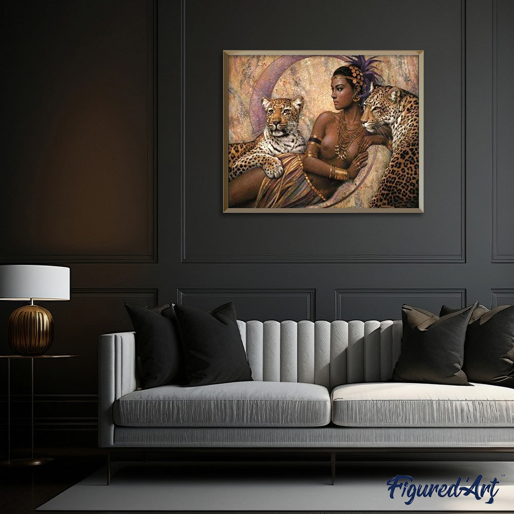 Goddess and Leopards
