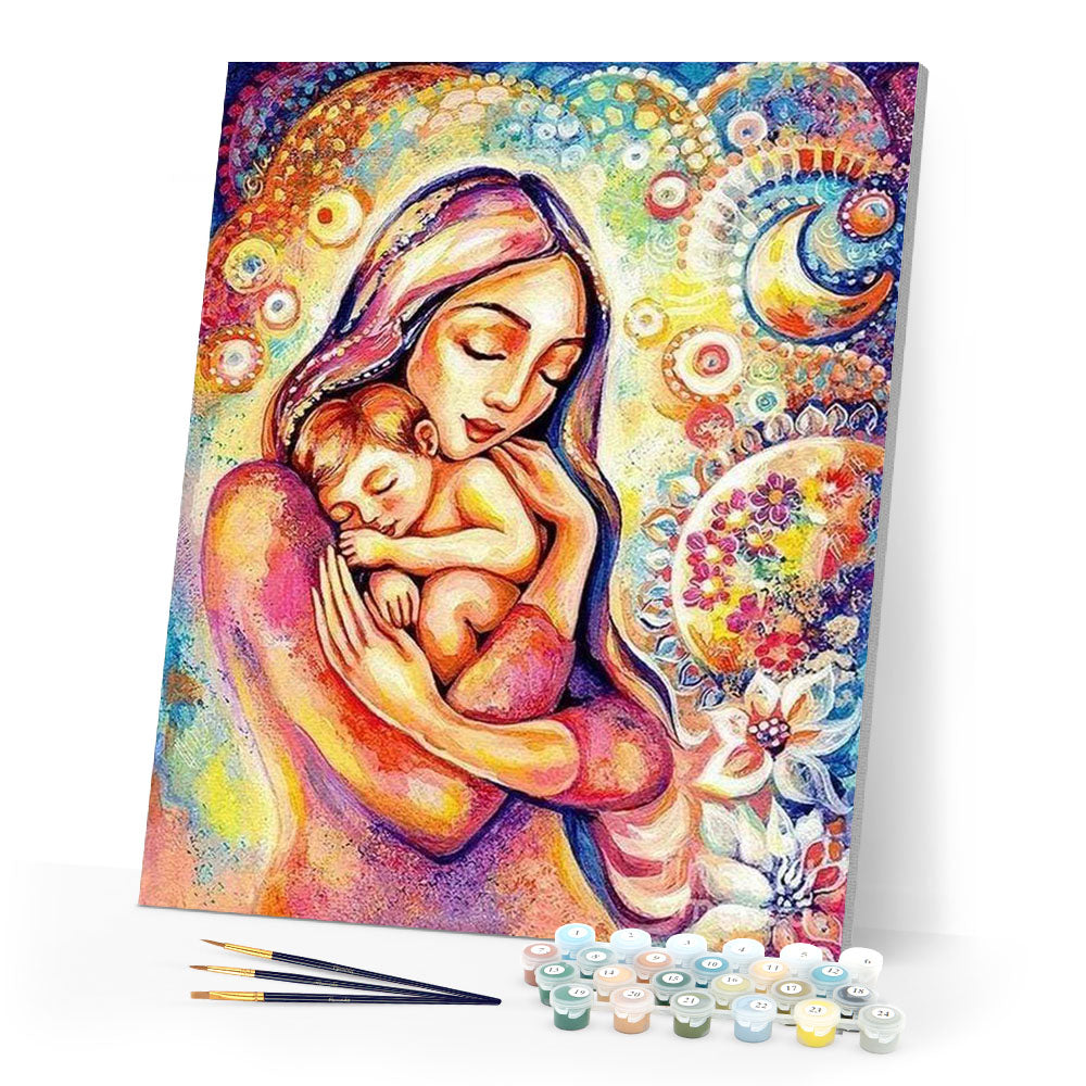 His mother's Arms