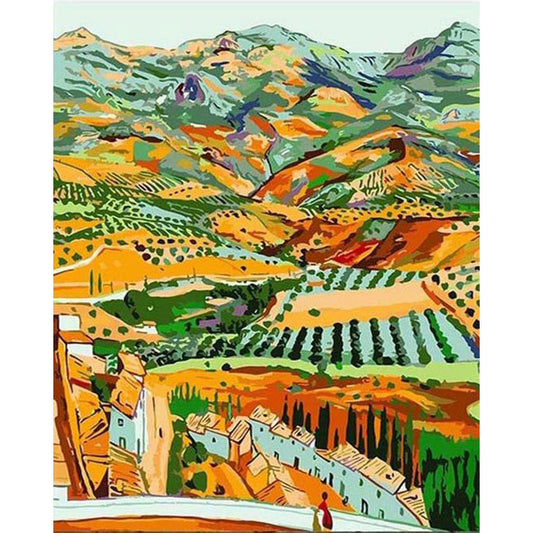 Countryside Landscape from the Hills