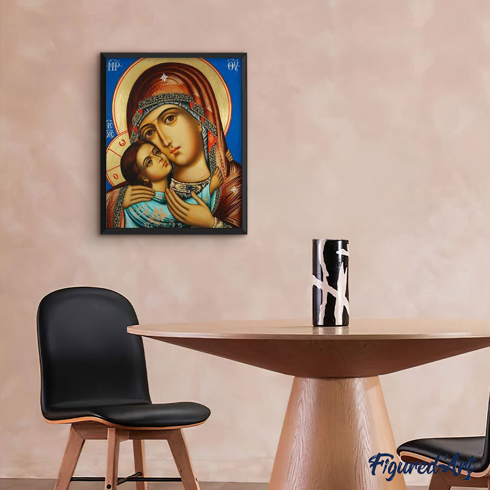 Virgin and Child Painting