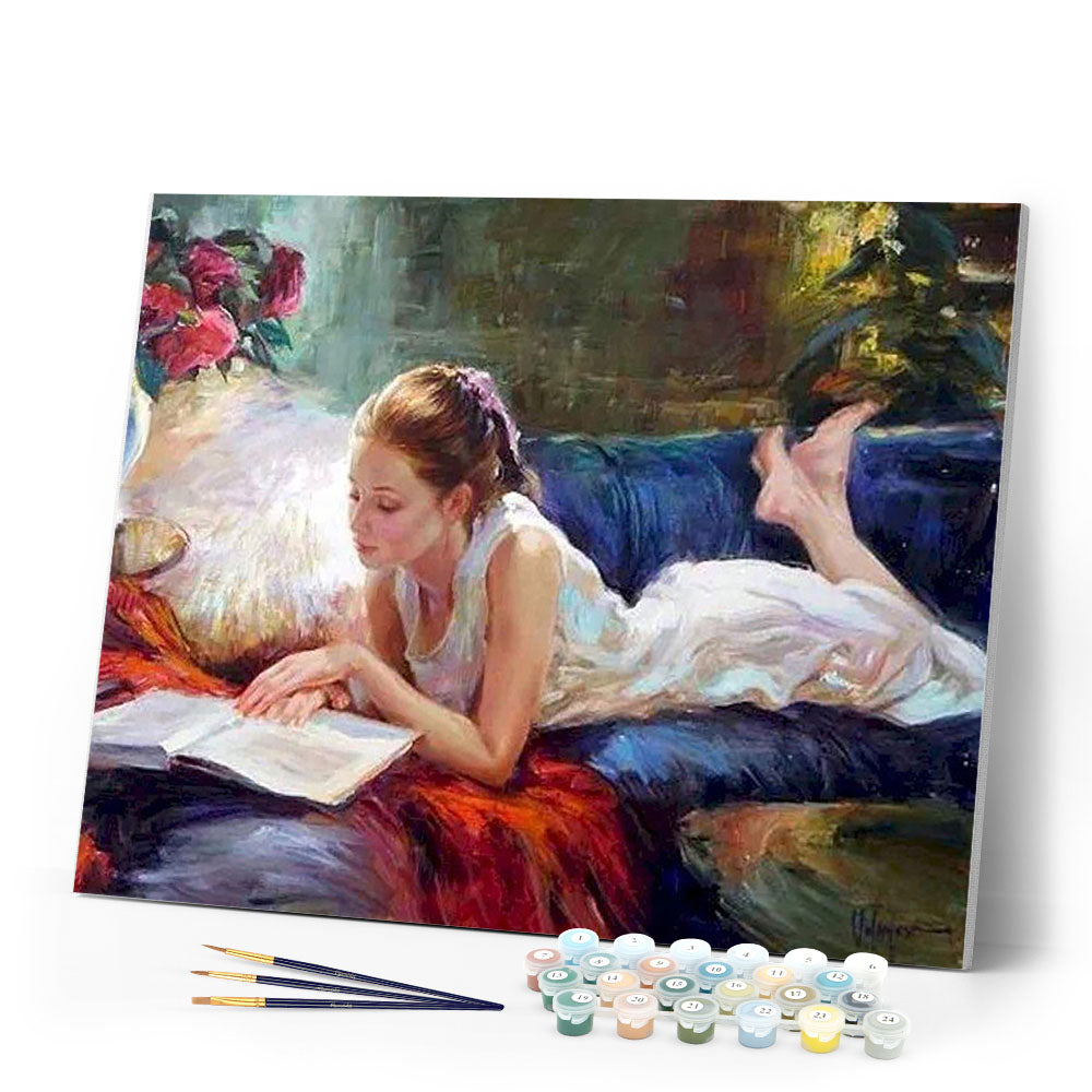 Young Woman Reading