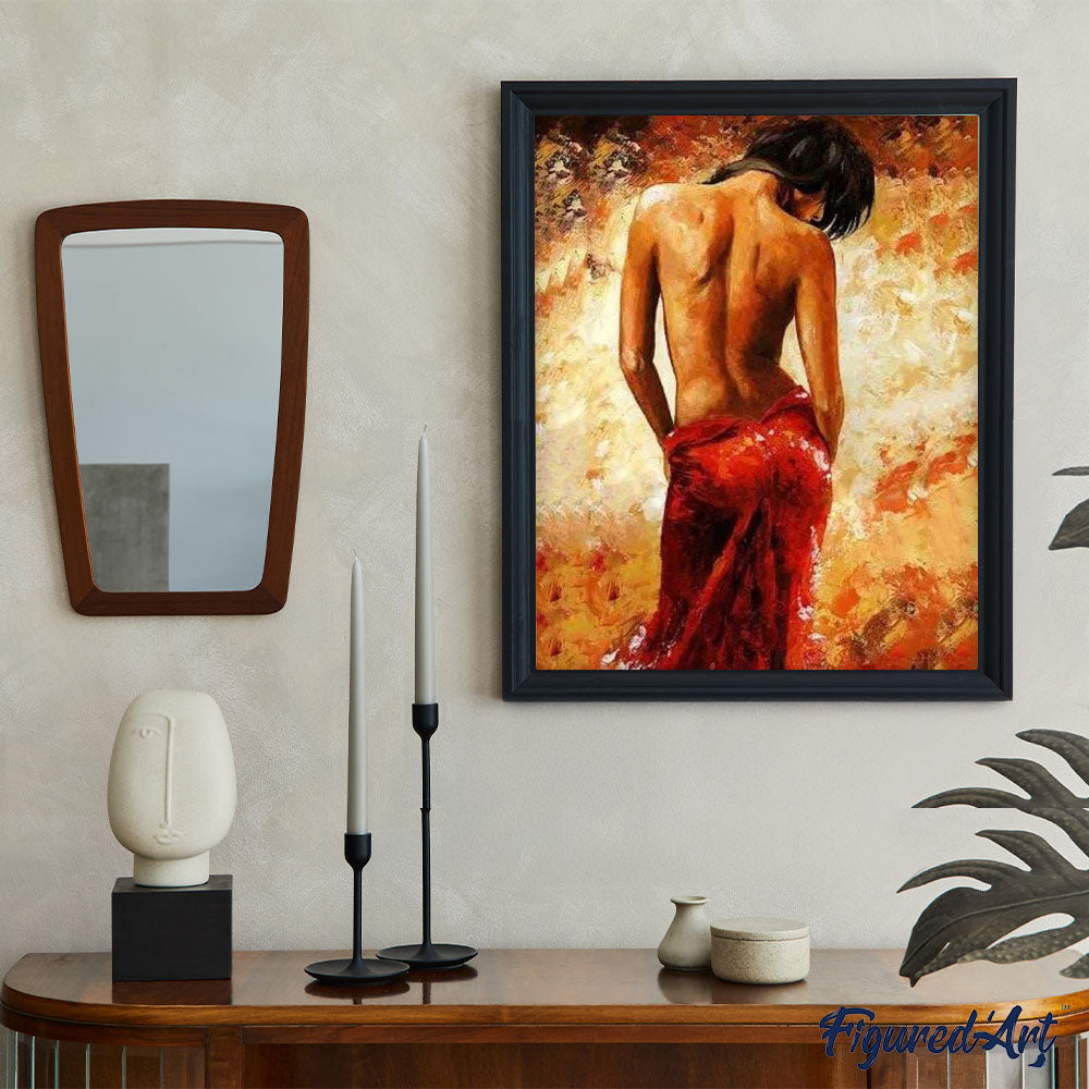 Female bare back