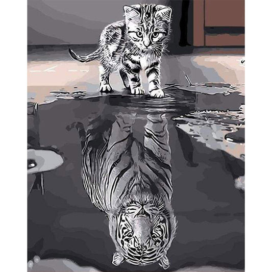 Kitten Reflective Tiger