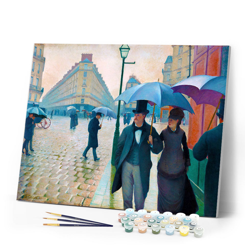 Paris street Rainy Day - Gustave Caillebotte