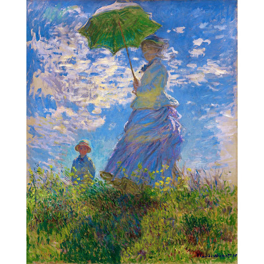 Woman with a Parasol - Monet