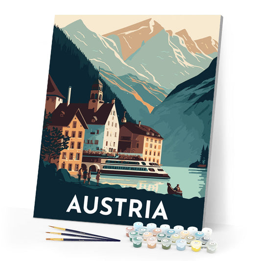 Travel Poster Hallstatt