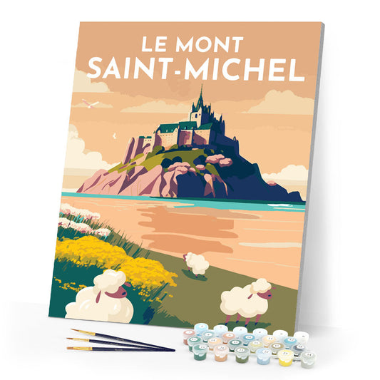 Travel Poster Mont Saint-Michel