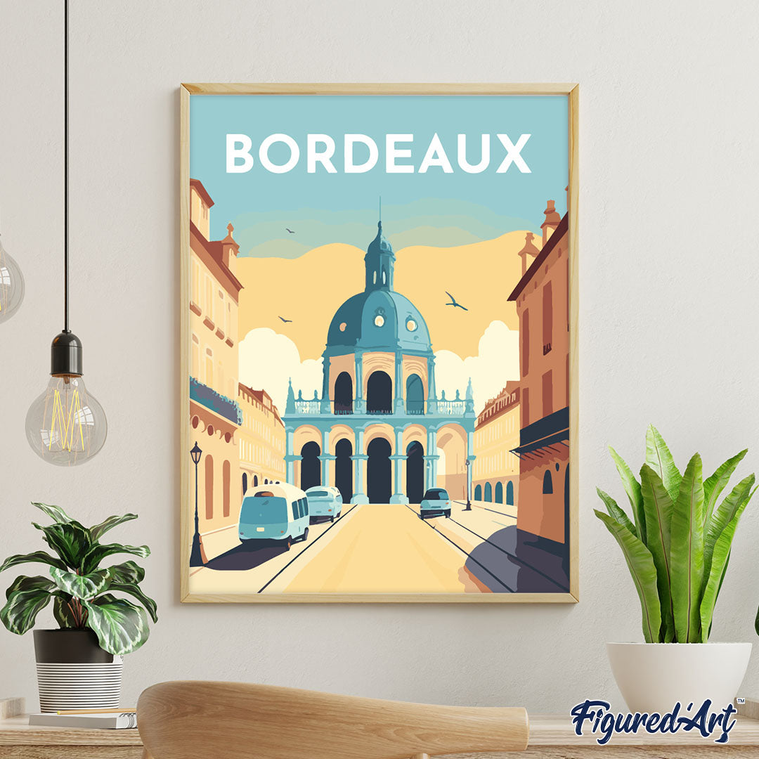Travel Poster Bordeaux