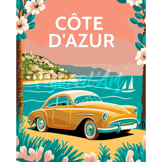 Travel Poster C?te d'Azur