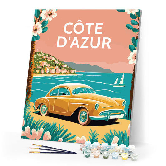 Travel Poster C?te d'Azur