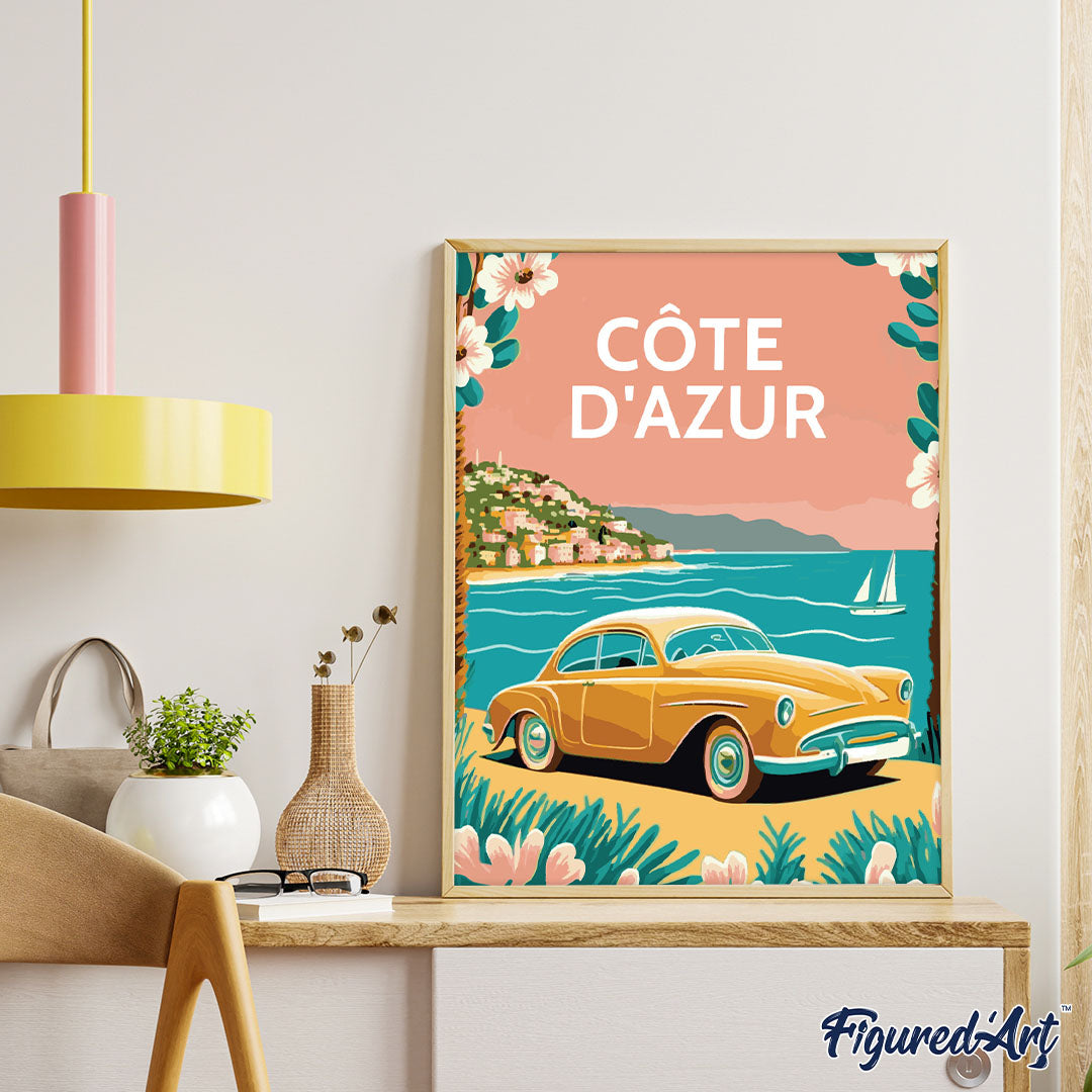 Travel Poster C?te d'Azur