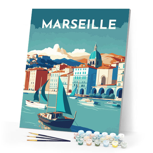 Travel Poster Marseille