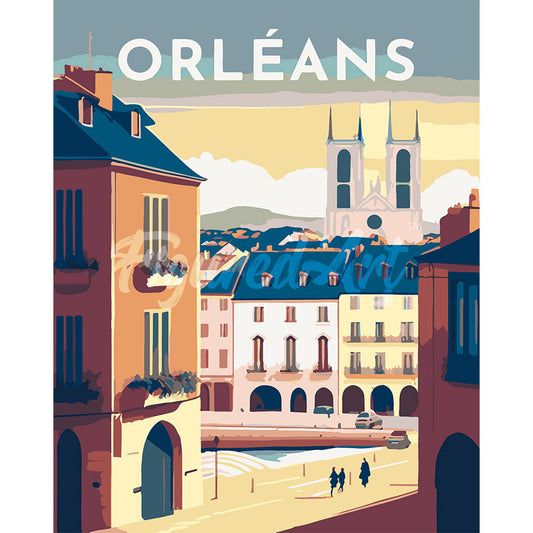 Travel Poster Orleans