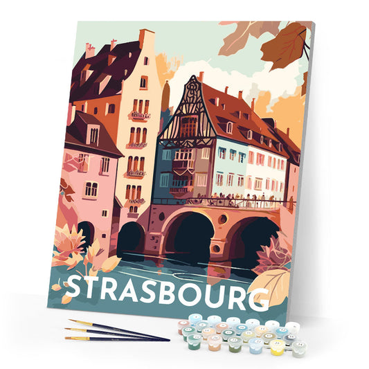 Travel Poster Strasbourg