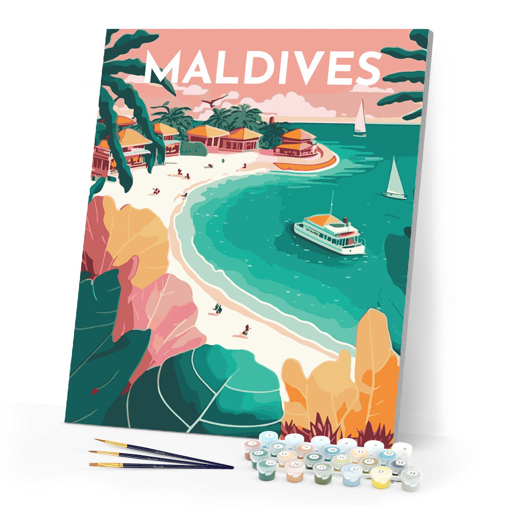 Travel Poster Maldives