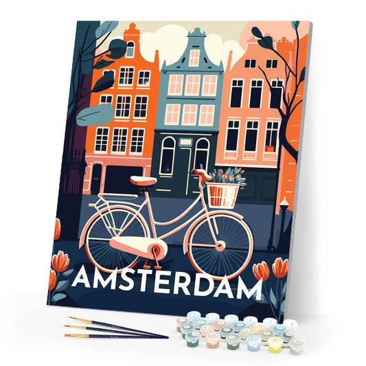 Travel Poster Amsterdam