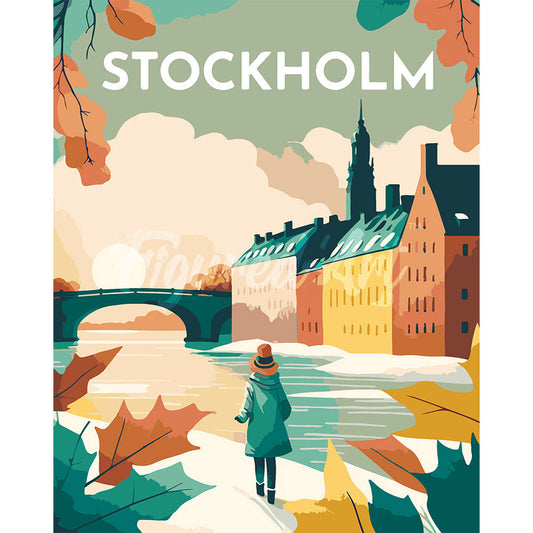Travel Poster Stockholm