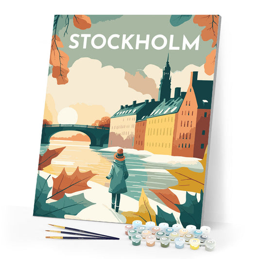 Travel Poster Stockholm