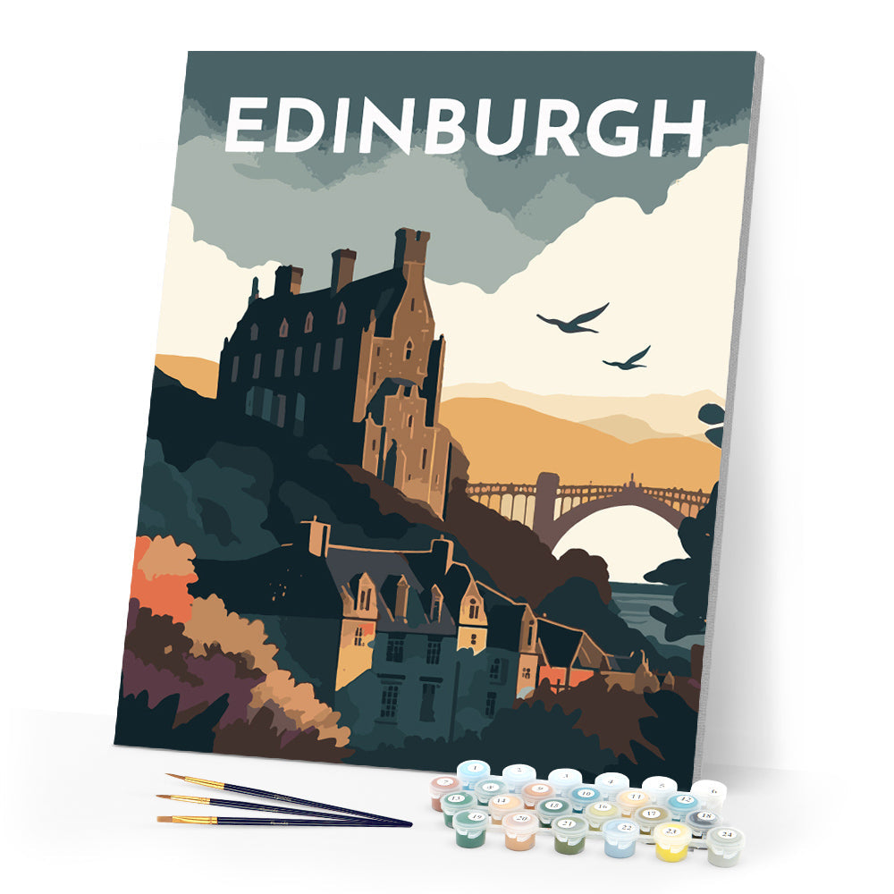 Travel Poster Edinburgh
