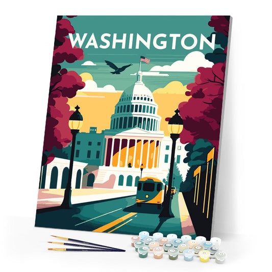 Travel Poster Washington