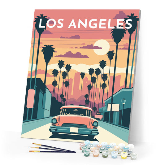 Travel Poster Los Angeles