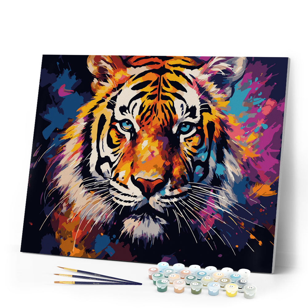 Colorful Abstract Tiger