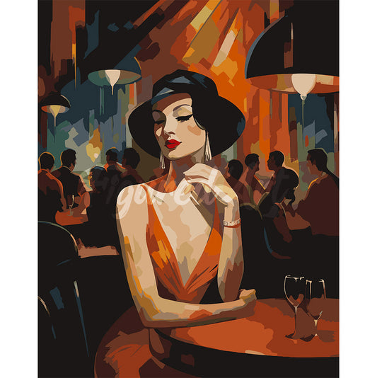 Art Deco Woman in a Club