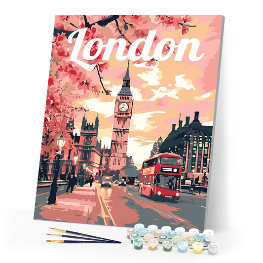 Travel Poster London in Bloom