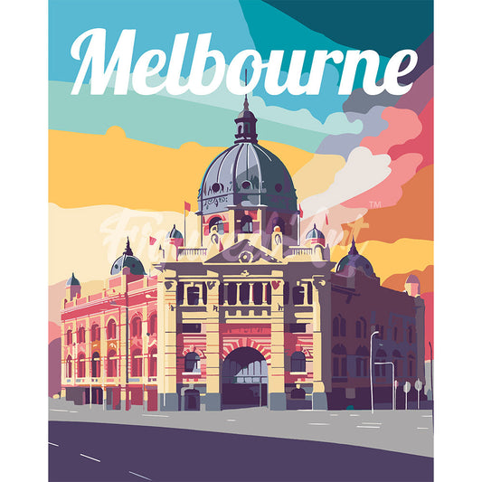 Travel Poster Melbourne