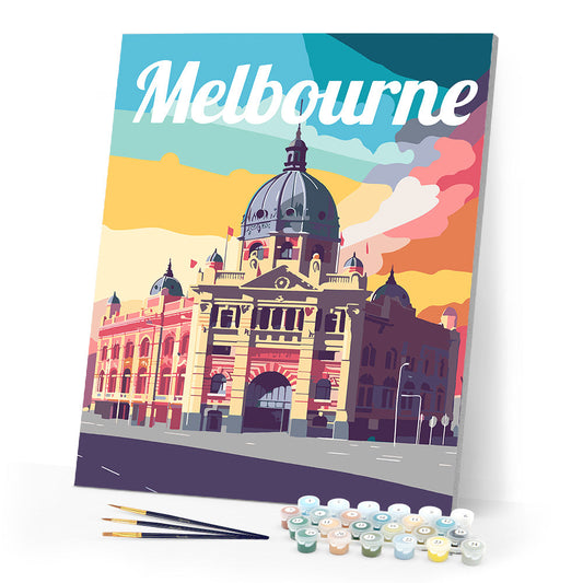 Travel Poster Melbourne