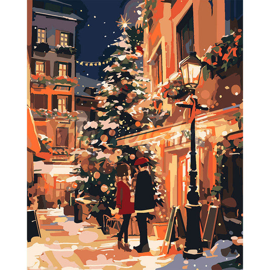Christmas Couple in the City