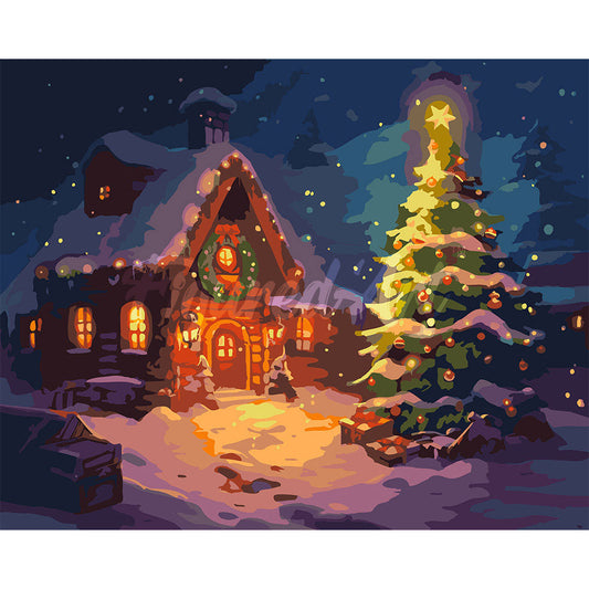Snowy Christmas Cottage