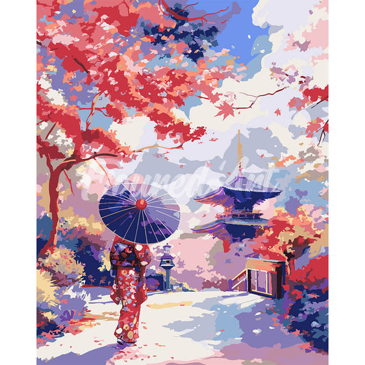 Japanese Garden in the Fall