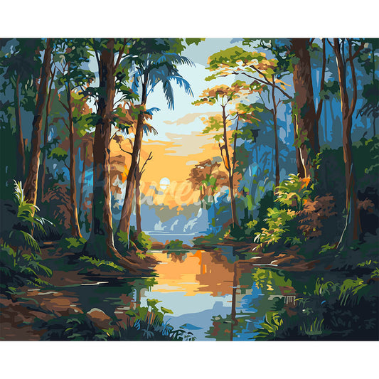 Tropical Forest Lake