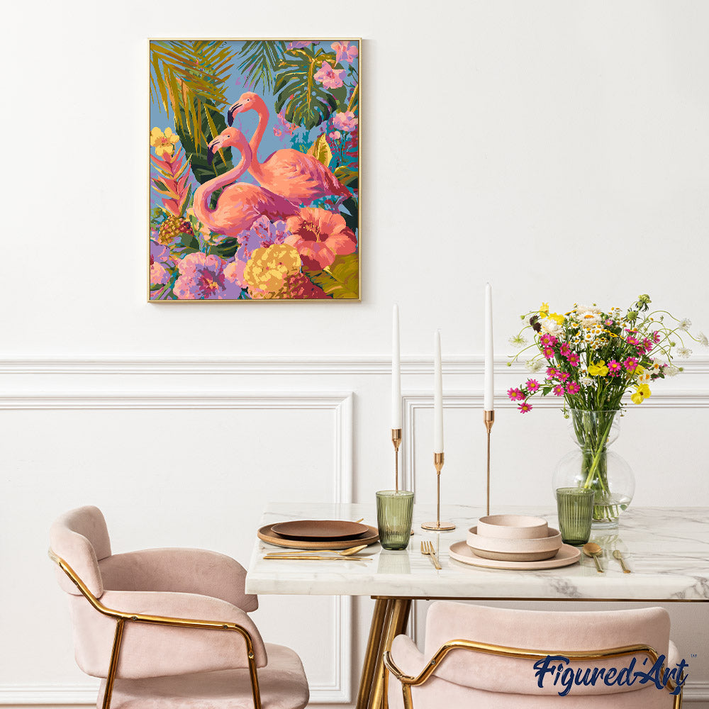 Twin Flamingos