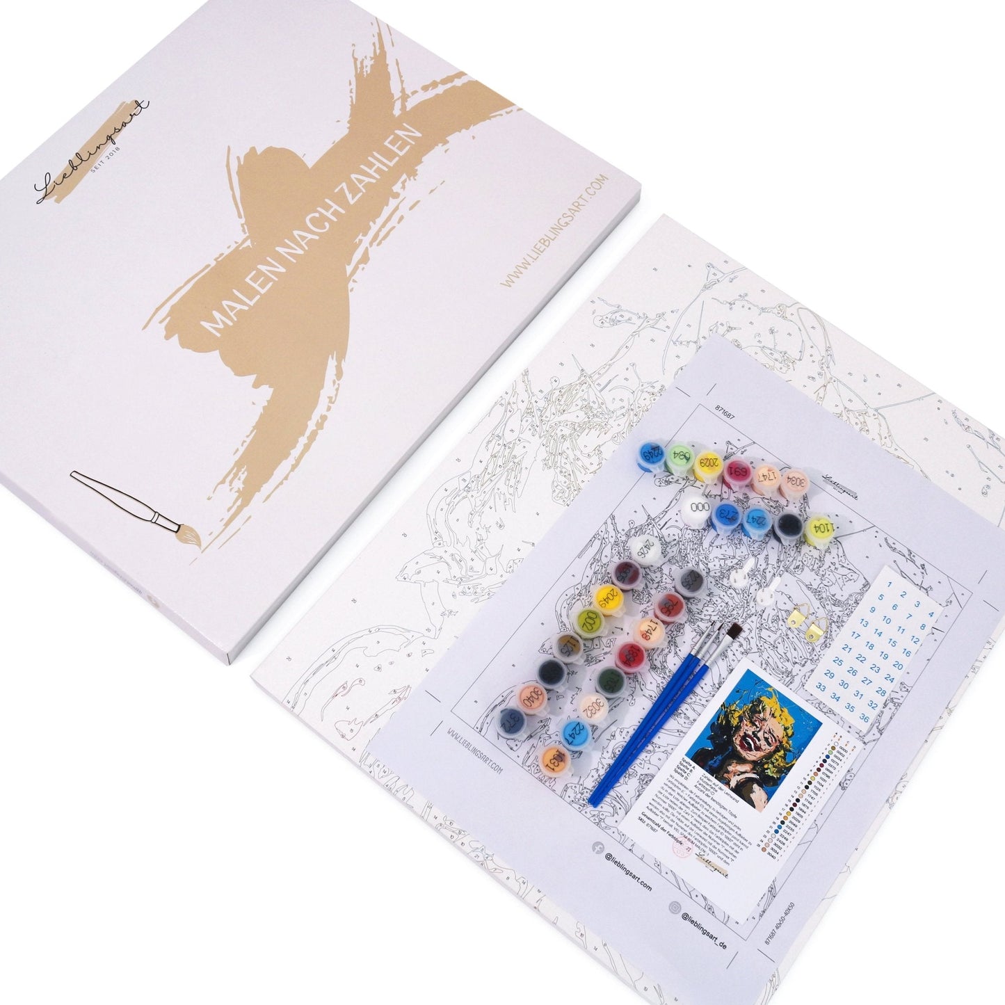 PAINT BY NUMBERS | POP ART MONEY HUNTER