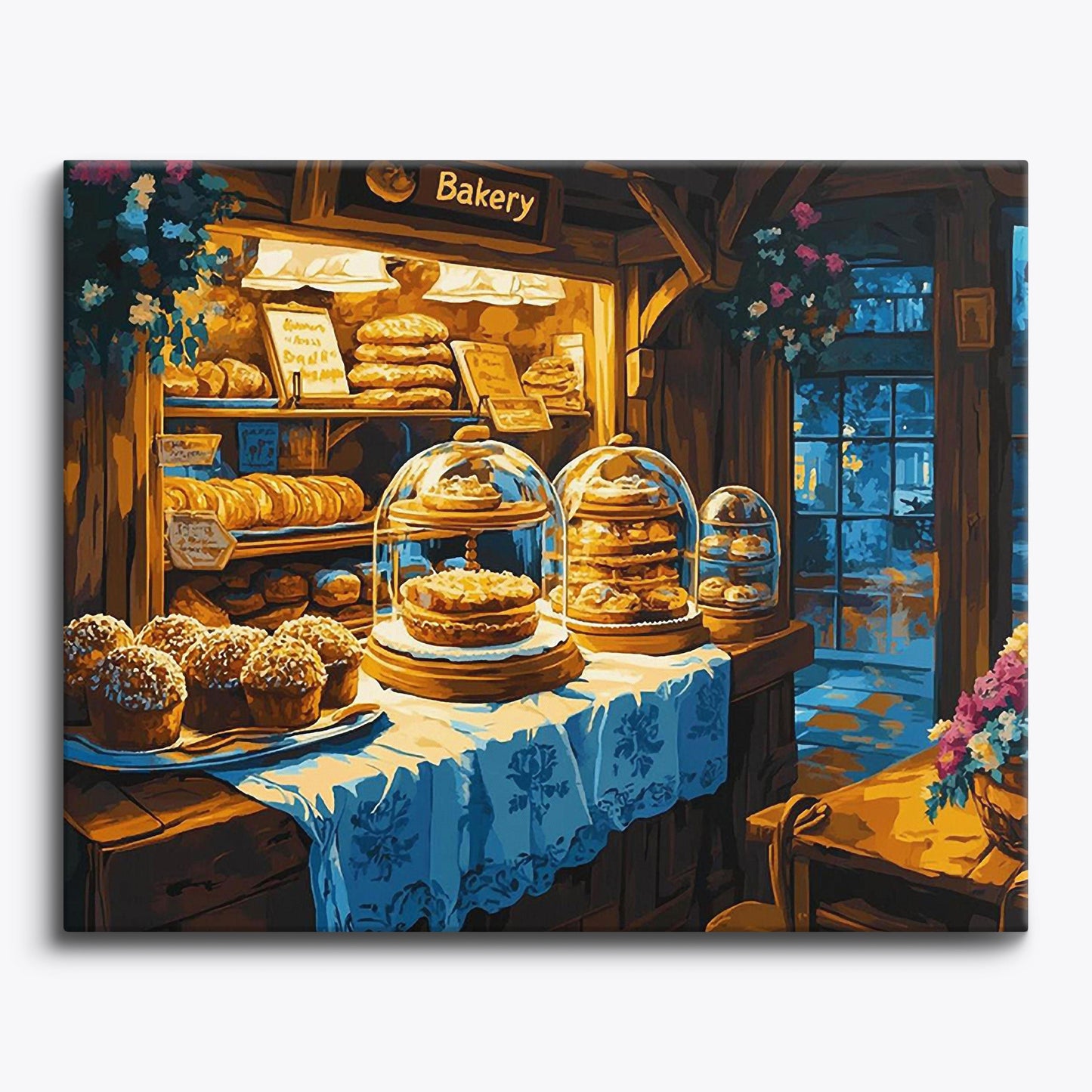 Cozy Pastry Display