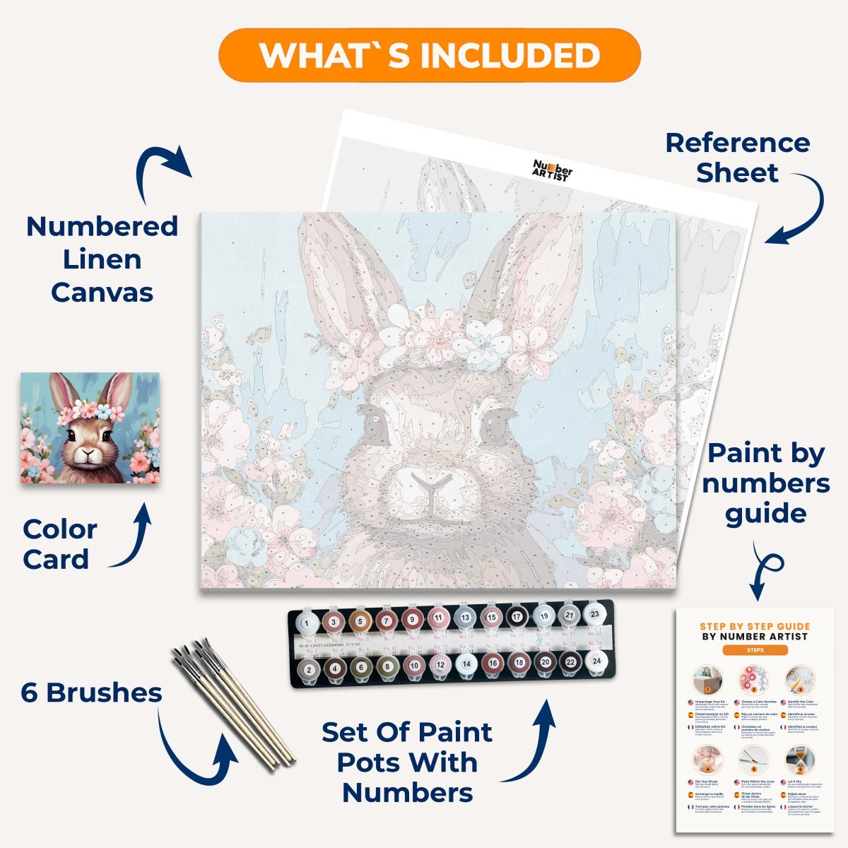 Floral Crown Bunny