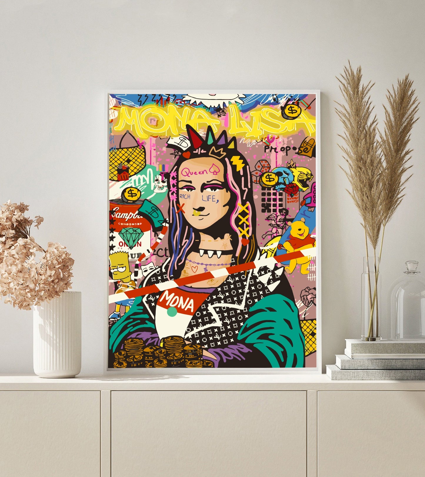 PAINT BY NUMBERS | POP ART MONA LISA